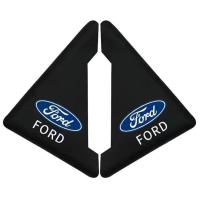 ราคา Ciscos 2 ชิ้น มุมประตูรถ แผ่นกันรอยประตูรถยน ของแต่งรถยนต์ สำหรับ Ford Ranger Fiesta Everest Ecosport Transit Focus Explorer Mustang Mondeo Territory (19121667411)