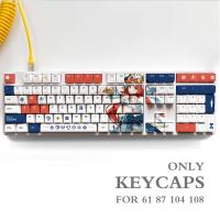 ราคา Genshin Impact NAHIDA NILOU Pbt Material Keycaps Set for ANSI 61 87 104 108 keys Mechanical Keyboard Oem Profile Only KeyCaps (18135262261)