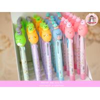 ราคา ปากกา ปากกา 3 สี ปากกาหัวการ์ตูน คละสี MY701G (18480994806)