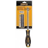 ราคา INGCO AKSDFL1208 ชุดไขควงสายอ่อนพร้อมดอกไขควง ไขควงอเนกประสงค์สายอ่อนพร้อมดอก มีแม่เหล็ก 12 ชิ้นต่อชุด รุ่น AKSDFL1208 (17219956610)