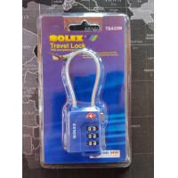 ราคา กุญแจรหัส กุญแจล็อคกระเป๋าเดินทาง SOLEX รุ่น TSA Travel Lock ของแท้ TSA 33 TSA 33W (4438616921)