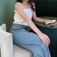 ราคา เสื้อครอป สายเดี่ยว มีสีดำ สีขาว สีครีม สินค้าพร้อมส่ง เสื้อครอปสายเดี่ยว เสื้อครอปเเฟชั่น (17451822534)