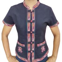 ราคา เสื้อภูไท กาฬสินธุ์ ผู้หญิงลายแถบ (17127407299)