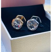 ราคา ราคา 1 ชิ้น จิวหูทรงหกเหลี่ยมคริสตัลสวารอฟกี้เงางาม สีทอง เงิน สแตนเลสแท้เกรดเครื่องมือแพทย์316Lสำหรับผิวแพ้ง่าย มี2 ขนาด 8 10 มิล ก้านใส่ 1 2 มิล (7429678864)