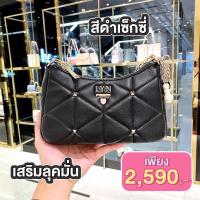 ราคา ถูกมาก กระเป๋าสะพายข้างผู้หญิง LYN TOP HANDLE ทรงพอชมาแรงที่สุดแห่งปี ขนาด9นิ้ว สินค้าจากโรงงานผลิตแบรนด์ หิ้วขึ้นเครื่องได้ทั่วโลก รุ่นนี้หน้าหมุดห้อยมุขสวยสุดๆ งานโคตรดี สายโซ่สะพายไหล่ หรือสายยาวสะ