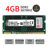 ราคา สินค้าใหม่สำหรับคิงส์สตันหน่วยความจำ DDR2 PC2 5300S 667MHz KVR667D2S5 4G 1 8V Z24หน่วยความจำหน่วยความจำแล็ปท็อป SODIMM SDRAM (10385940336)