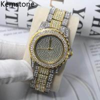 ราคา Kemstone Trendy Gypsophilaกุหลาบทองซิลเวอร์เซอร์คอนเคลือบทองควอตซ์นาฬิกาข้อมือของขวัญเครื่องประดับสำหรับผู้หญิง (649070789)