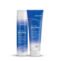 ราคา Joico Color Balance Blue Shampoo Conditioner แชมพูและครีมนวดผม สำหรับผมทำสีโทนน้ำตาล (4588953)