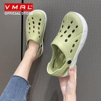 ราคา VMAL สลิปออนรองเท้าอุดตัน EVA รองเท้าแตะที่มีคุณภาพสูงผู้หญิงเดินชายหาดรองเท้าแตะผู้หญิง (18602137161)