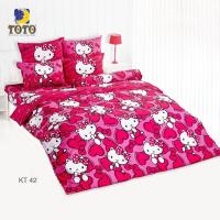 ราคา Toto ครบเซท ผ้านวมและผ้าปูที่นอน นวมหนา โตโต้ ขนาด 3 5 5 และ 6 ฟุต ลายคิตตี้ ลิขสิทธิ์แท้ Kitty (12486959106)