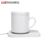 ราคา LIZHOUMIL แผ่นอุ่นแก้วอุ่นแก้วเครื่องอุ่นแก้วกาแฟปิดอัตโนมัติ8ชม สำหรับโต๊ะทำงานที่สามารถปรับอุณหภูมิได้3ระดับ (20372201377)