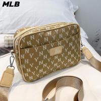 ราคา MLB Monogram Cross Bag NEW YORK YANKEES Women Bags Top Handle Bags Cross Body Shoulder Bags (20400479483)