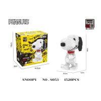 ราคา HSANHE เลโก้นาโน ตัวต่อเลโก้Snoopy เลโก้การ์ตูนตัวใหญ่ เลโก้สนูปปี้ เลโก้น่ารักๆ เลโก้ snoopy (18558698786)