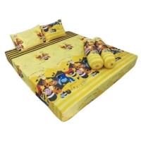 ราคา ชุดผ้าปูที่นอน ผ้าปูที่นอนหมีพู ผ้าปูขนาด3 5 5 6ฟุต ซักแล้วสีไม่ตก พร้อมส่ง (17138014987)