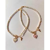 ราคา Bear n love necklace สร้อยหมีจี้หัวใจตัวอักษร vadaa craftroom (21203020252)