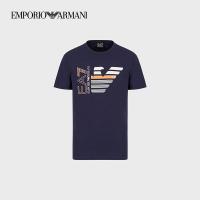 ราคา EMPORIO ARMANI Armani EA7 ผู้ชายพิมพ์โลโก้สั้นเสื้อยืด (9912339623)