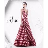 ราคา เดรส สก๊อต แดง ป้าย Muse sz L (16184475982)