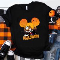 ราคา ขายปีใหม่เสื้อยืดฮาโลวีน บ้านมิกกี้เมาส์ พิมพ์มิกกี้โดนั์ดั๊ก เครื่องแต่งกายวันหยุด halloween เสื้อเครื่อง แต่งกายฟักทอง (20679074666)