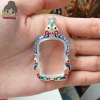 ราคา กรอบพระนั่งพาน กรอบพระเงินผสม ใส่นั่งพานหลวงปู่ทิม กว้าง2 6 สูง3 5ซม ขนาดจอกระจก มีห่วงและยางรองแถมให้พร้อมใส่ (21107720015)