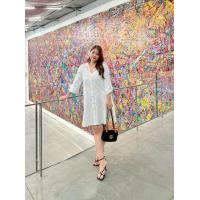 ราคา เดรส เชิ้ต สาวอวบ ใส่แล้วผอม M 4XL ใหญ่กว่านี้สั่งตัดได้ (19798302779)