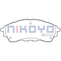 ราคา NIKOYO BRAKE ผ้าเบรค Ford Everest เบรคเซรามิค รับประกันสินค้า3เดือน จัดส่งฟรี N6104 N6113 (20475610982)