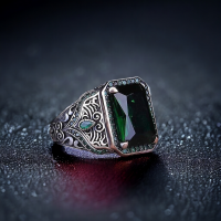 ราคา แหวน แหวนพลอยเพชรพญานาค แหวนผู้ชาย เพชรพญานาค เขียวเหนี่ยวทรัพย์ (21176582159)