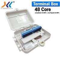ราคา ตู้เเยกสายไฟเบอร์ออฟติก กล่องพักสาย Fiber Optic Box กล่องสำหรับพักจุดเชื่อมต่อสายไฟเบอร์ออฟติก 48 Core (20547526615)
