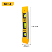 ราคา Deli ระดับน้ำแบบแม่เหล็ก 230mm 500mm เครื่องมือวัดระดับน้ำ ที่วัดระดับน้ำ มาตรวัดระดับน้ำ มีแถบแม่เหล็ก อุปกรณ์ปรับระดับ Spirit Level (20691022394)