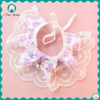 ราคา ปลอกคอสัตว์เลี้ยงลูกแมวและสุนัขเครื่องประดับลูกไม้ลายดอกไม้โบว์ผ้าเช็ดน้ำลายปลอกคอแมว (17941875319)