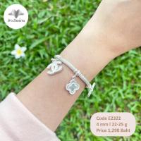 ราคา ฮักเงินน่านพร้อมจัดส่ง สร้อยข้อมือเงินแท้ 92 5 สร้อยข้อมือชาแนล สร้อยข้อมือแฟชั่น เครื่องเงินน่าน chanel หกเสา ดอกไม้ (20816473250)