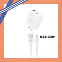 ราคา ถูกและดี โปรโมชั่นพิเศษ สายชาร์จไฟ Why Airforce wc 3082 สายชาร์จ หัวชาร์จ 3A ชาร์จไว PD 20w type c 1ช่อง QC 3 0 18w usb 1ช่อง สายชาต (17655854115)