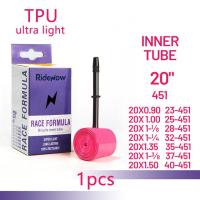 ราคา RideNow ยางในจักรยานน้ำหนักเบาพิเศษ700c สายใช้ในจักรยาน MTB กรวด26 27 5 29นิ้ว16 18นิ้ว20นิ้ว406 451เบามาก TPU จักรยาน FV45ยางใน 65 85มม ความยาวท่อวาล์วฝรั่งเศสสำหรับ Brompton Birdy Dahon (17685181658