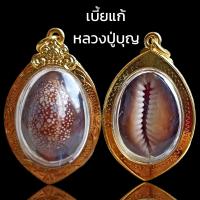 ราคา K004 เบี้ยแก้ หลวงปู่บุญ วัดกลางบางแก้ว จ นครปฐม ขนาด 2 5X4 5 ซม กรอบพระ ทองไมครอน (21279277204)