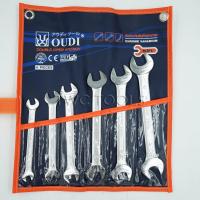 ราคา OUDI ประแจปากตาย ปากตาย ปากตาย2ข้าง 6 ตัว chrome vanadium MADE IN TAIWAN (14261781623)