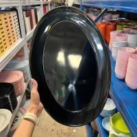 ราคา จานเปลเมลามีน จานหมูกระทะใหญ่ จานใหญ่ กว้าง14x21นิ้ว (19679448459)