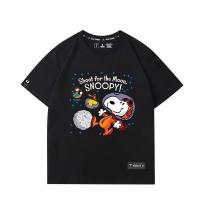 ราคา เสื้อยืดลําลอง ผ้าฝ้าย แขนสั้น พิมพ์ลายการ์ตูนนักบินอวกาศ Snoopy ทรงหลวม เข้ากับทุกการแต่งกาย สําหรับผู้ชาย และนักเรียน (17326461681)