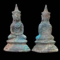 ราคา พระชัย พระชัยอยุธยา พระชัยทรงเครื่อง เนื้อสัมฤทธิ์สนิมเขียว (19025199259)