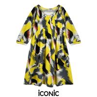 ราคา iCONiC PIERRE DRESS 3291 ชุดเดรส ผ้าไหมพรม สีเหลือง อก36 สะโพก46 ยาว32 เดรสออกงาน เดรสไฮโซ เดรสสั้น เดรสลาย เดรสงานแต่ง เดรสแฟชั่น (15571030126)
