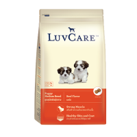 ราคา อาหารสุนัขแบบเม็ด LuvCare Puppy Medium Breed Beef Flavor รสเนื้อวัว น้ำหนัก 9 กิโลกรัม (14121405216)