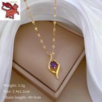 ราคา สร้อยคอทองคำแท้ครึ่งสลึง ทองคำแท้ 96 5 ทองอิตาลี 18k สร้อยคอเพชรสีม่วง น้ำหนักทอง 0 7 กรัม ยาว18นิ้ว ขายได้ จำนำได้ สร้อยคอหุ้มทอง ไม่ลอกไม่ดํา (21297606031)