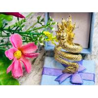 ราคา แหวนพญานาค 7 เศียร ทองเหลืองแท้ ฟรีไซต์ (19209257857)