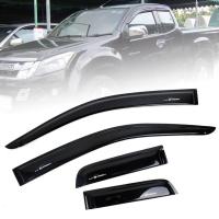 ราคา กันสาดประตู คิ้วกันสาด รุ่น อีซูซุ ดีแม็กซ์ ISUZU D MAX DMAX ปี 2012 2018 สีดำเงา โลโก้ขาว 2 ประตู 4 ชิ้น (10000079822)