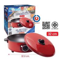 ราคา S M กระทะไฟฟ้า กระทะทอด หม้อทอดไฟฟ้า เตาไฟฟ้า หม้อไฟฟ้า รุ่นF408 F409 (19562037412)