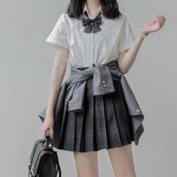 ราคา สไตล์เกาหลี เอวสูง กระโปรงพลี jk กระโปรงลายสก๊อต ผู้หญิง (21000435713)
