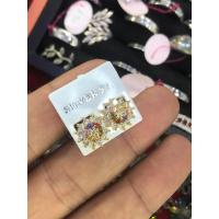 ราคา ต่างหูทองหุ้ม cz100 นิล นพเก้า ทองหุ้มทองไมครอนไม่ดำไม่ลอกไม่แพ้ (17380340916)