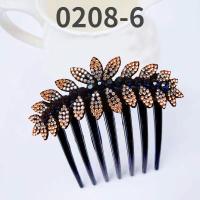 ราคา Korean style new hair accessories sweet lady hair comb with diamonds (17993665783)
