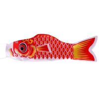 ราคา EAURA 40 70 100ซม กลางแจ้ง Yard Decor ญี่ปุ่นสไตล์แขวนตกแต่งถุงลมแสดงทิศทางลม Chimes ธงปลาคาร์พ (9801343929)