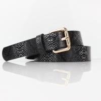 ราคา เข็มขัดหนังงูสุภาพสตรีเข็มขัดหนัง PU แบบสบาย ๆ (18587892318)