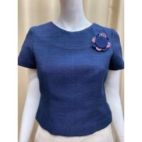 ราคา เสื้อผ้าฝ้ายเข็นมือ ทอมือ ย้อมคราม ทรงคอปาด (5928060613)