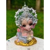 ราคา พระพิฆเนศปางบรมสุข เสวยสุข ประทับบนกองเงินกองทอง รุ่นสำเร็จสุข (9858770992)